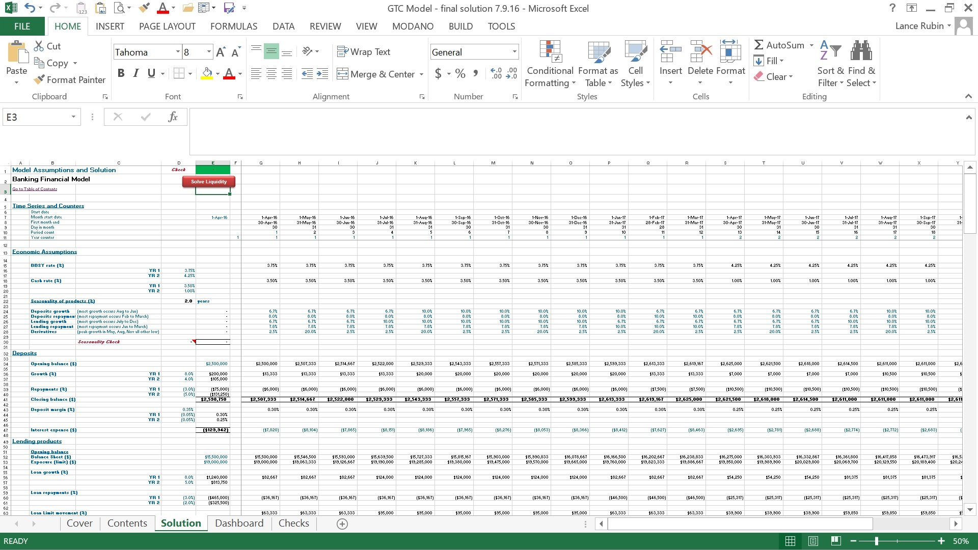 Convert an Excel Financial Model into an App - Modeler - Eloquens