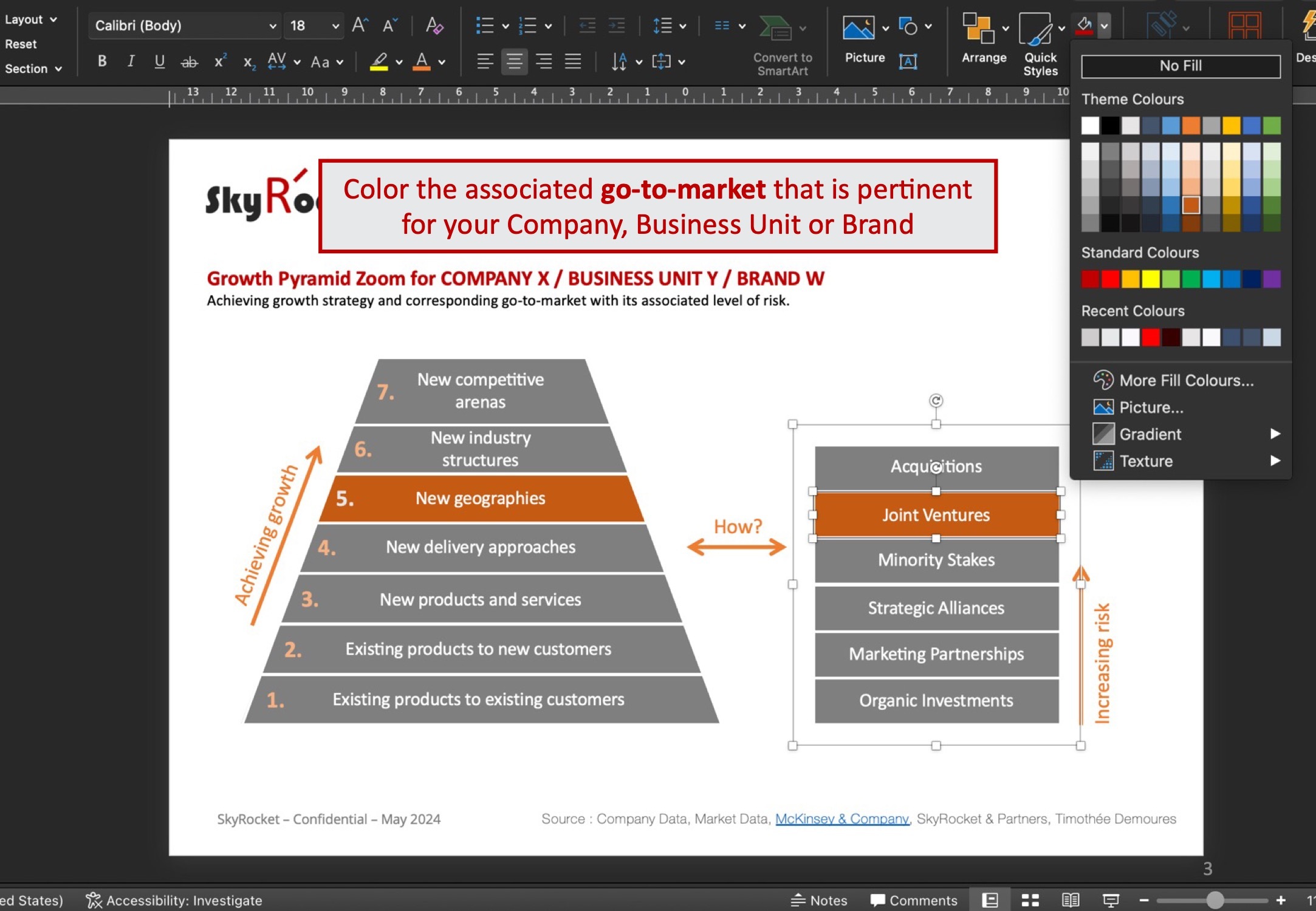 McKinsey's Growth Pyramid Model and Matrix Template - Eloquens