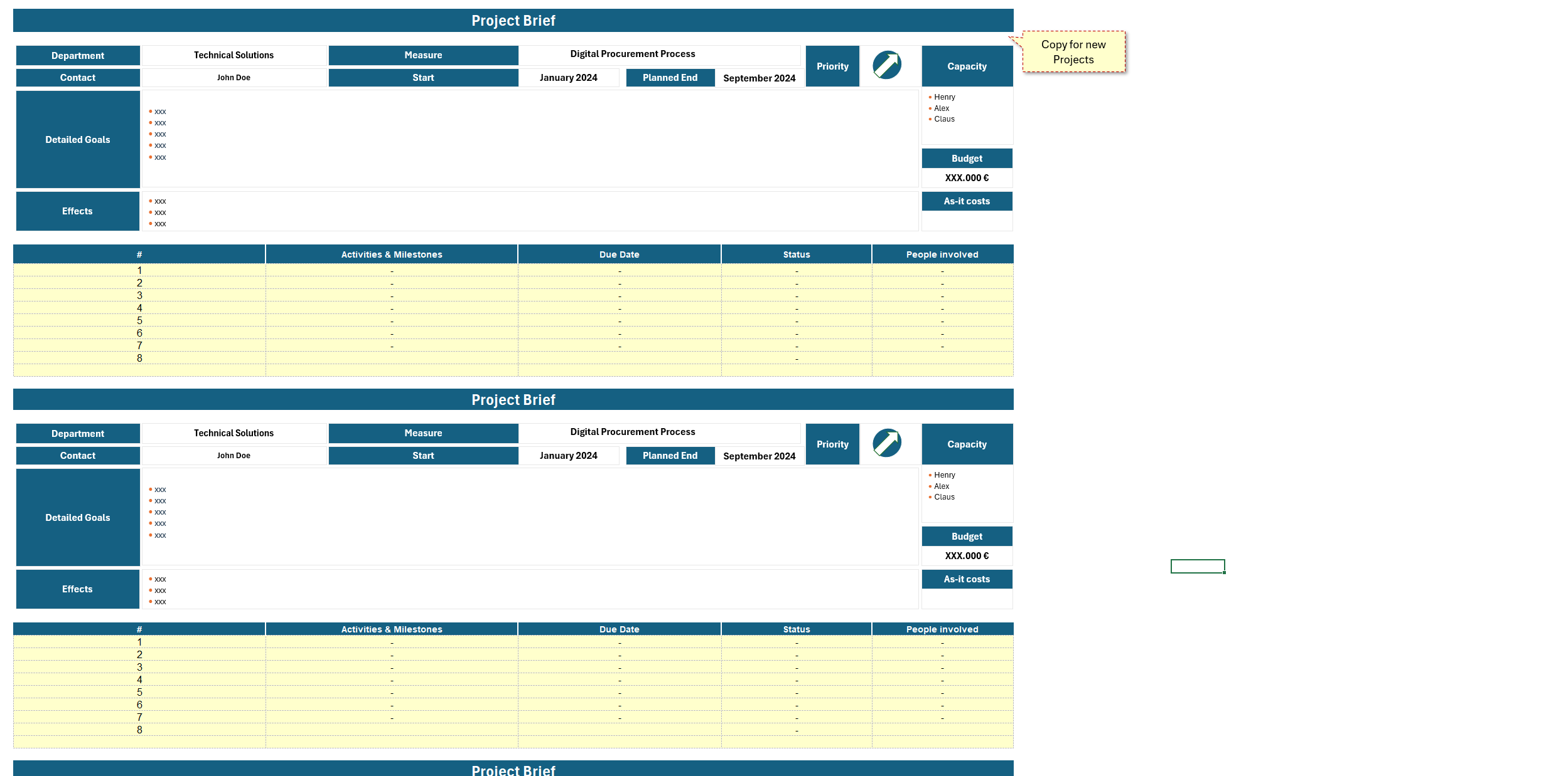 Full Digital Transformation Excel Toolkit - Eloquens