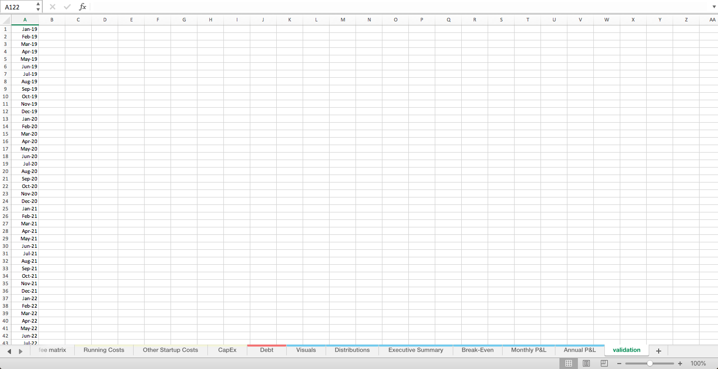 ATM Machines - 10 Year Financial Excel Model Template - Eloquens