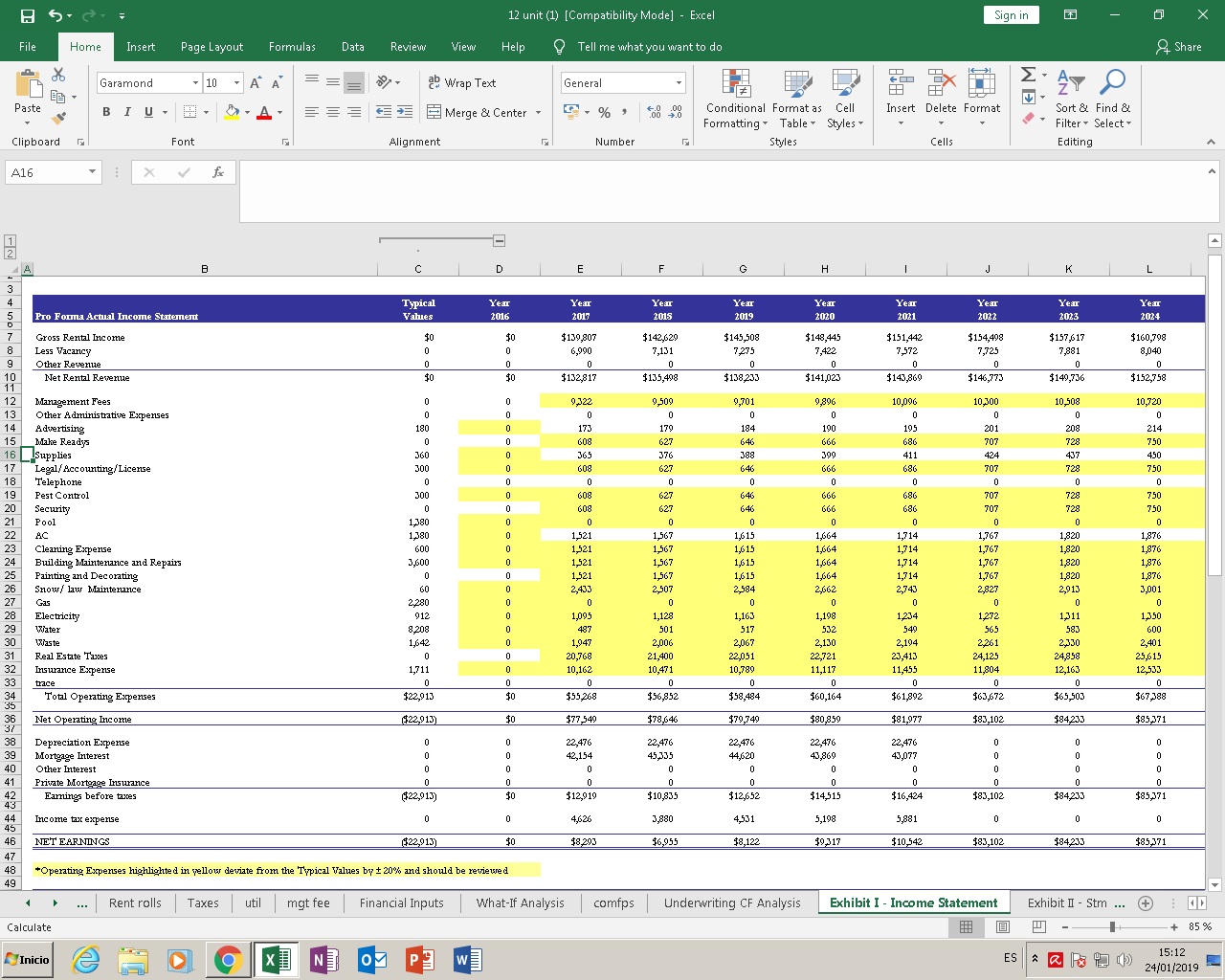 Pre Sold Apartments Real Estate Model Excel Template Eloquens My XXX 