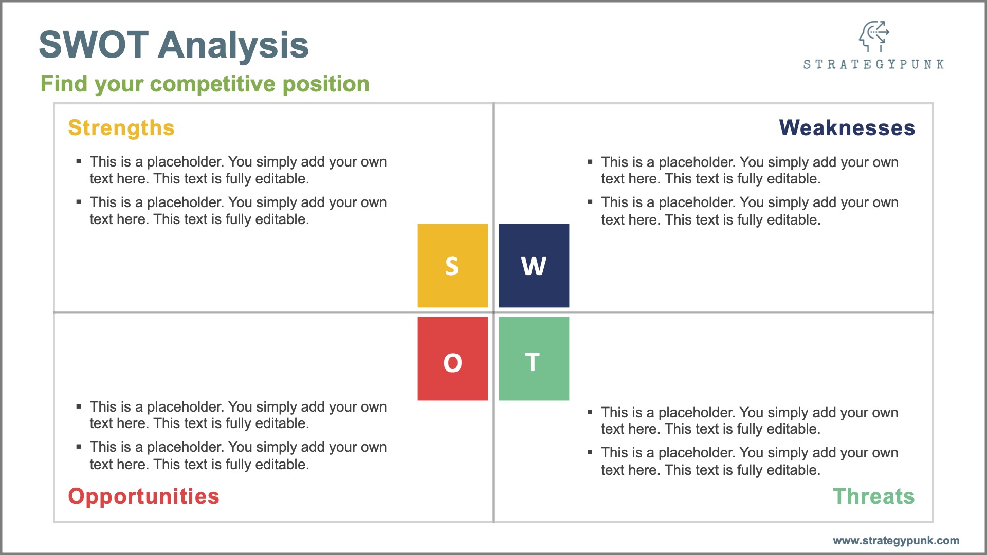 Swot Powerpoint Template