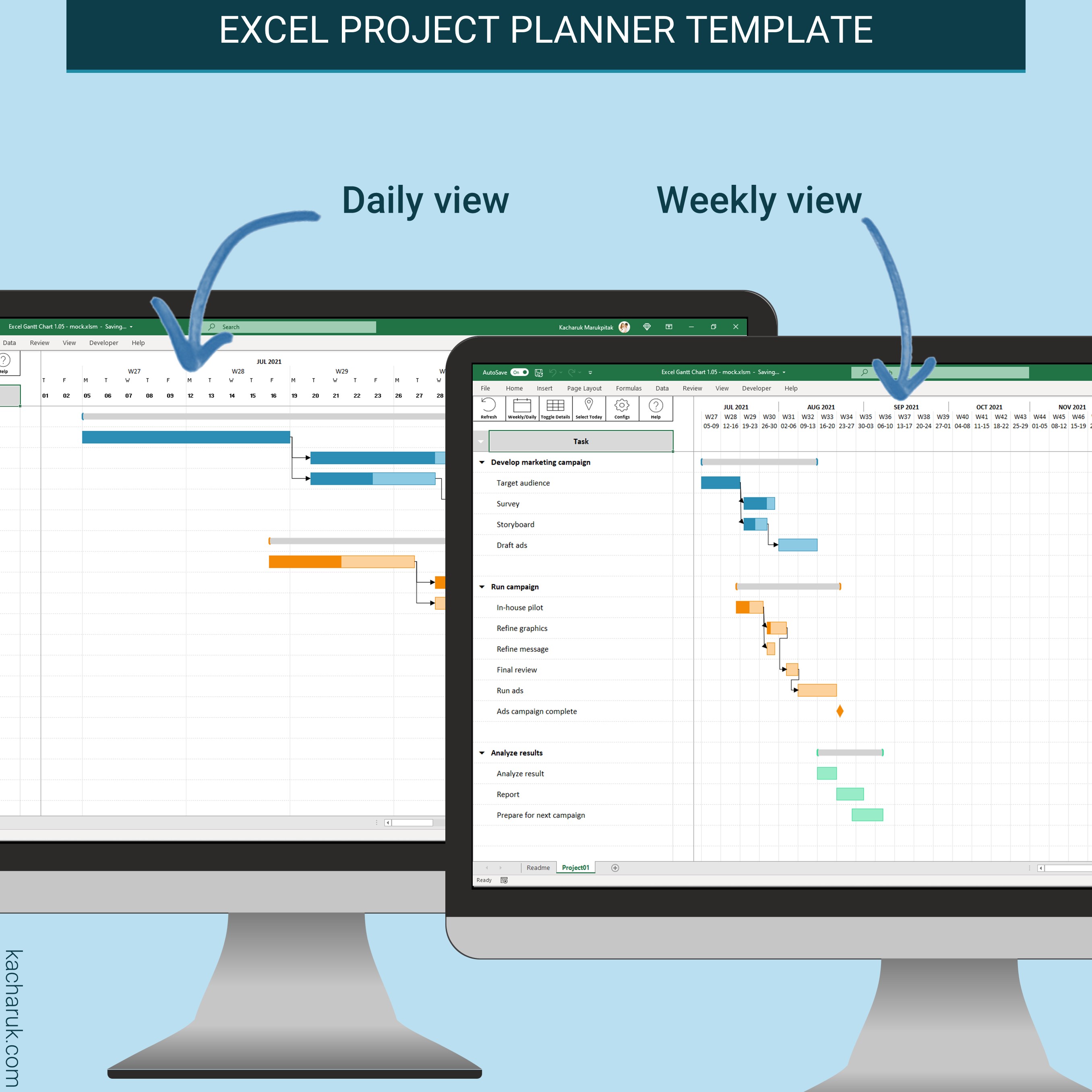 Project Dependencies Template Excel