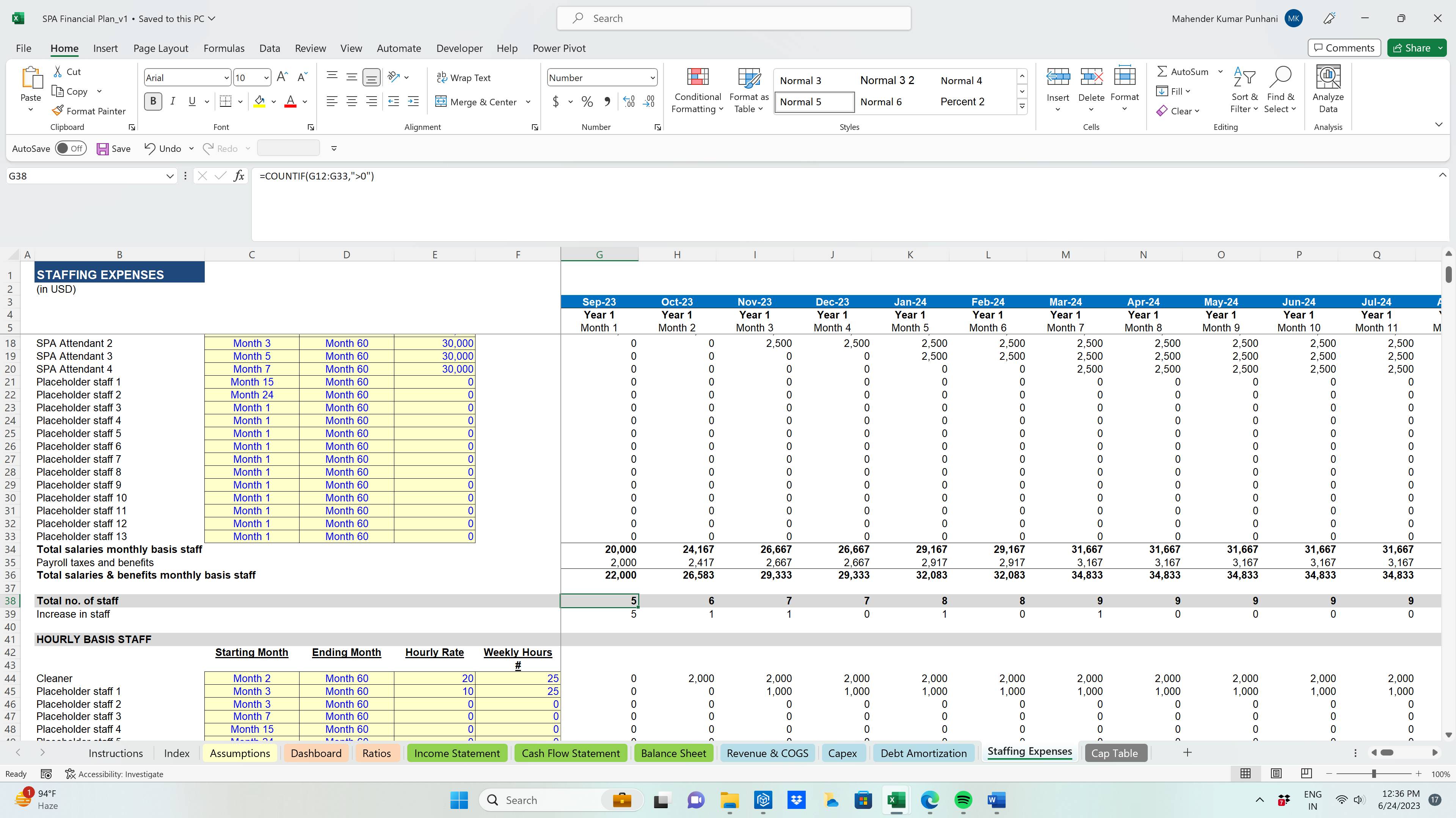 DAY SPA Financial Plan - Eloquens